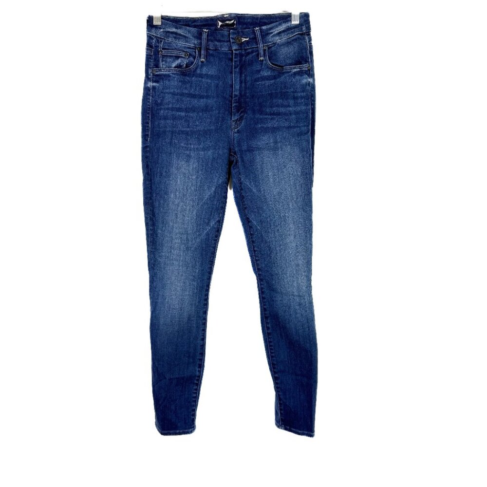 MOTHER High Waisted Looker Ankle Jeans The Road To Paradise Size 26 EUC - Picture 2 of 16
